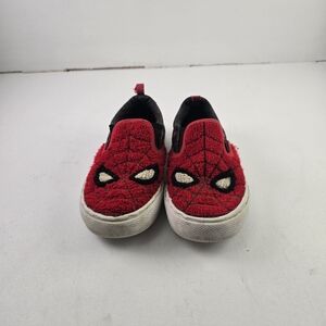 Spider-Man Toddler Boys Casual Slip On Sneakers Size 4 NEW